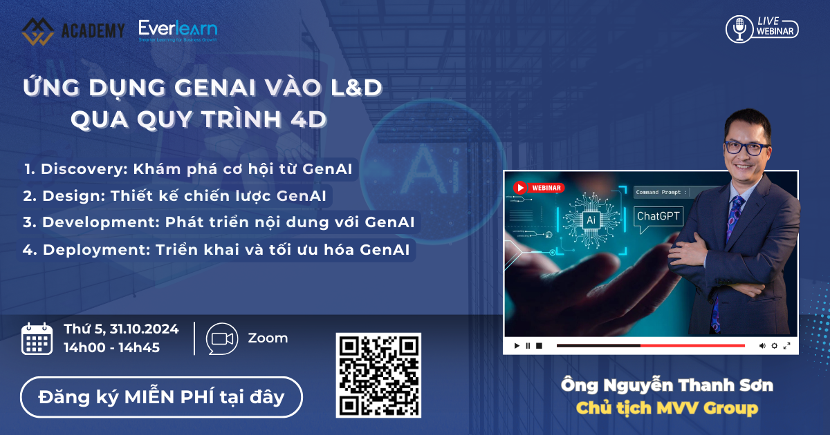 Ứng Dụng GenAI Vào L&D Qua Quy Trình 4D